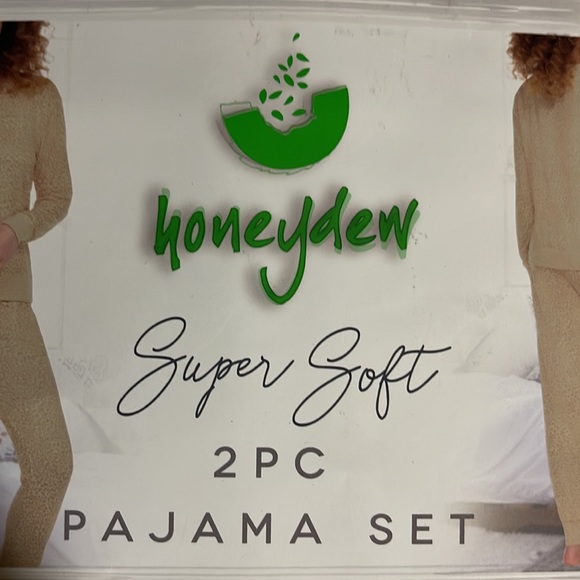 NWT Honeydew super soft pajama set size XLG animal print calm cheetah super soft - Picture 6 of 6